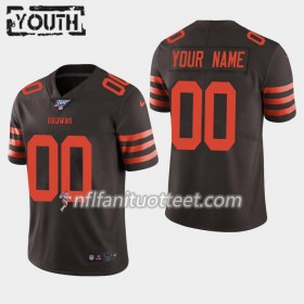 Lasten Cleveland Browns NFL Pelipaita Custom Nike Ruskea 100th